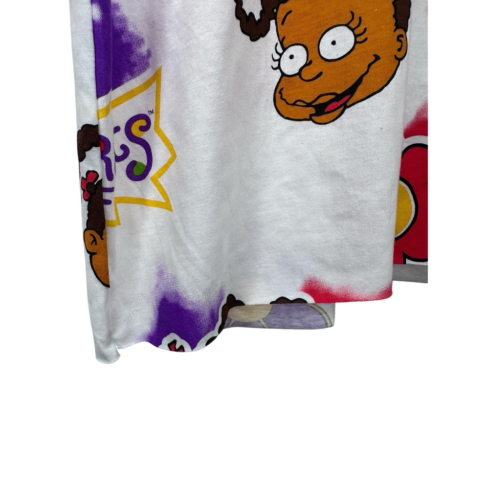 Nickelodeon Rugrats Susie Carmichael Cropped Tie Dye Graphic Tee Shirt LARGE - Picture 3 of 4